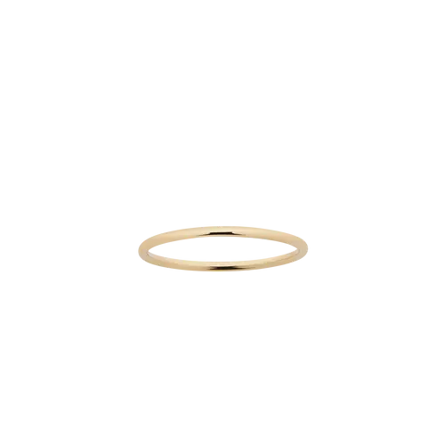 Meadowlark - 1mm Halo Band - 9ct Yellow Gold