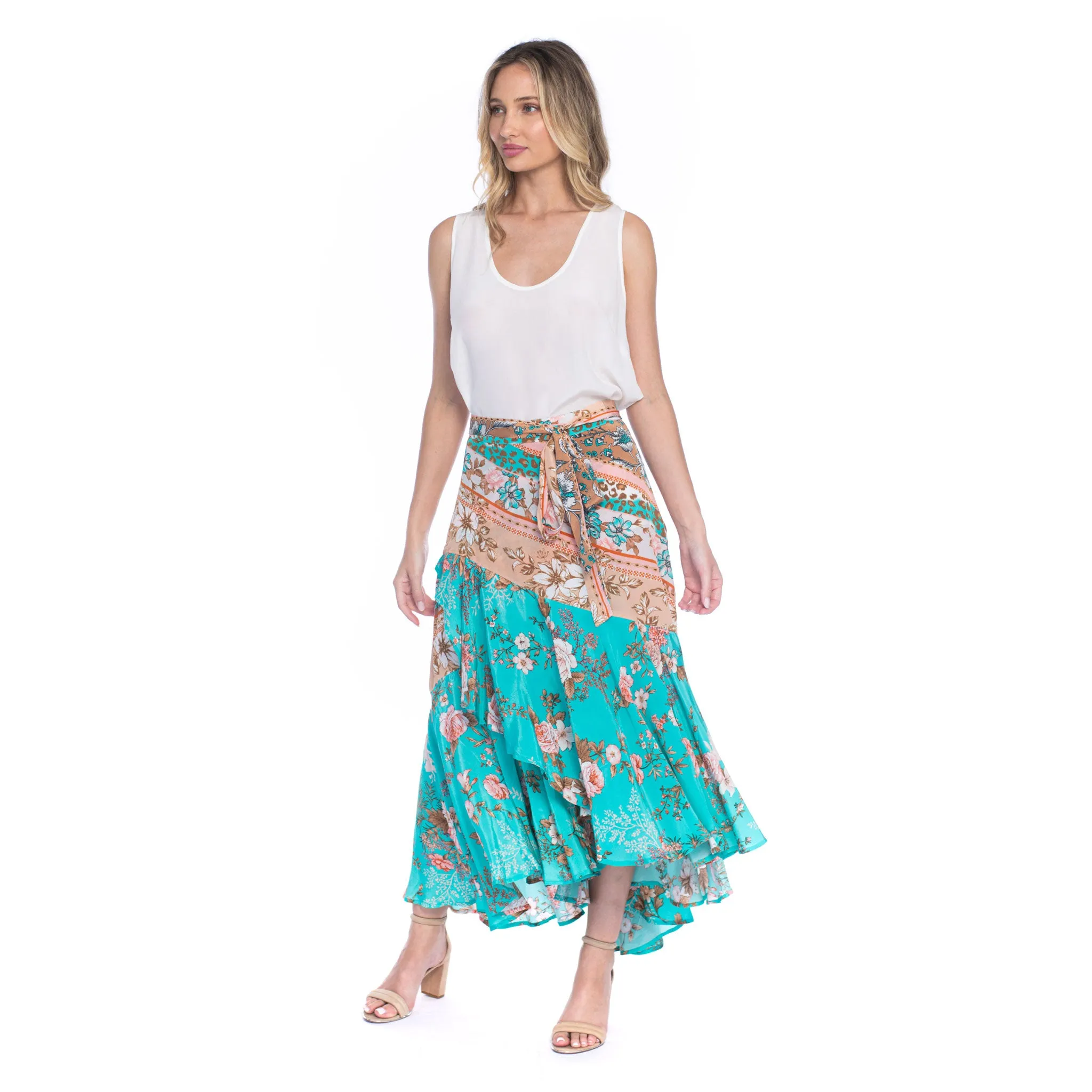 Miri Aqua Skirt