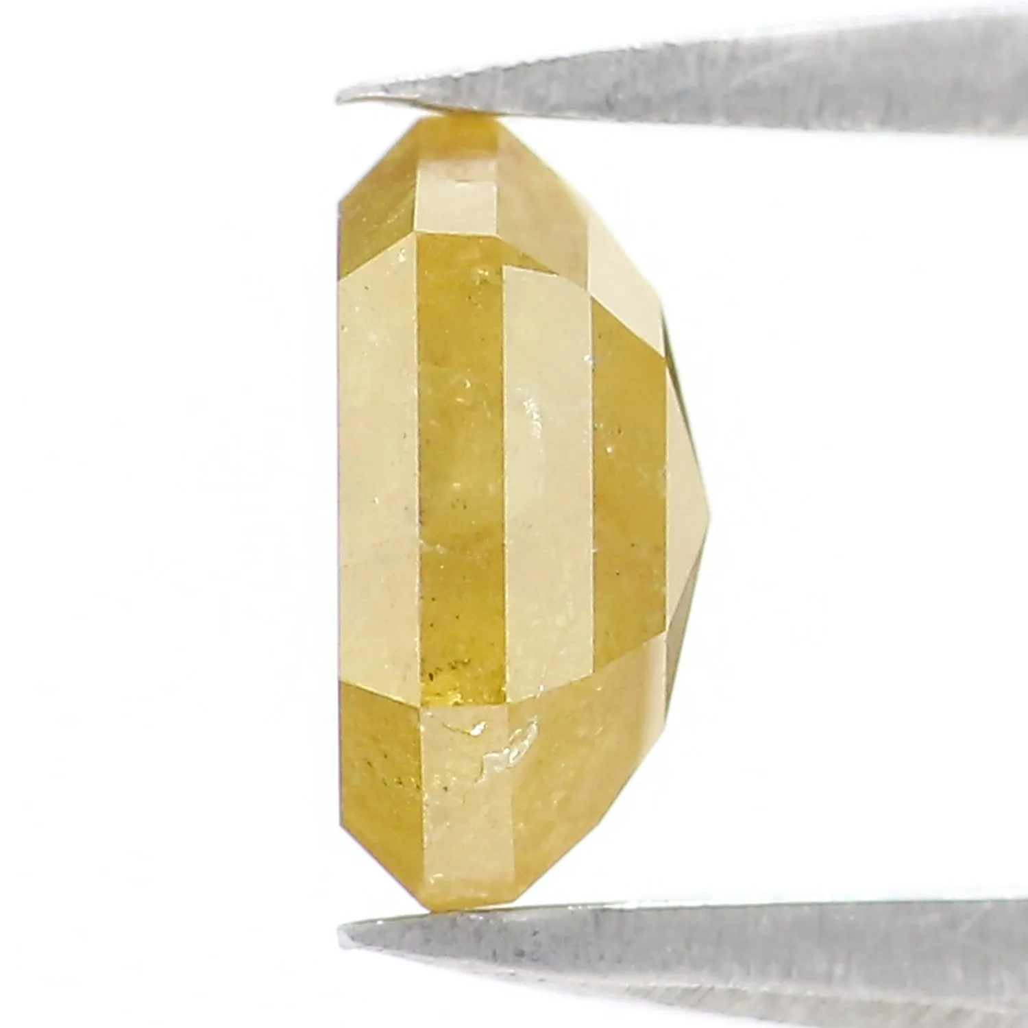 Natural Loose Hexagon Diamond, Yellow Color Diamond, Natural Loose Diamond, Hexagon Rose Cut Diamond, 1.19 CT Hexagon Shape Diam