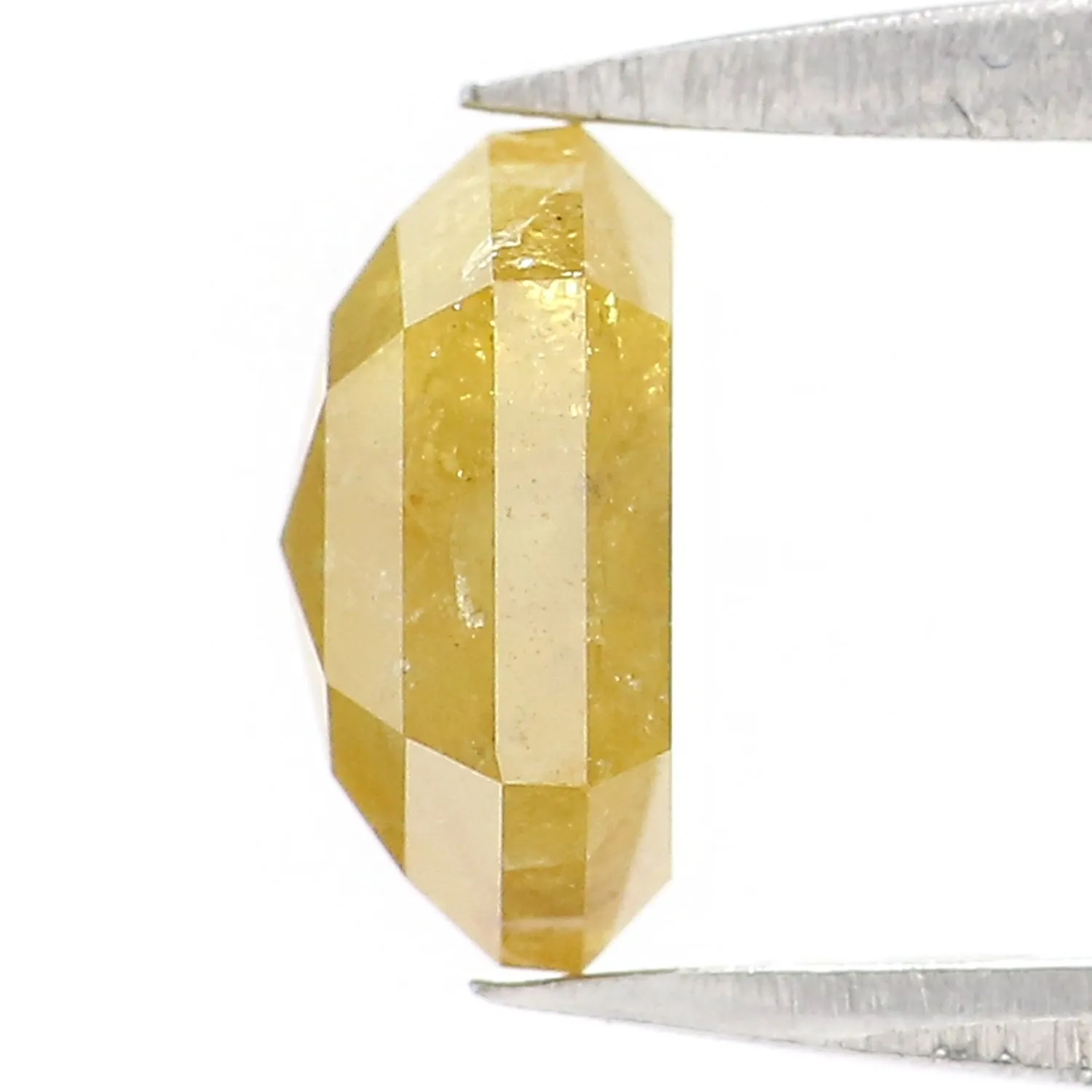 Natural Loose Hexagon Diamond, Yellow Color Diamond, Natural Loose Diamond, Hexagon Rose Cut Diamond, 1.19 CT Hexagon Shape Diam