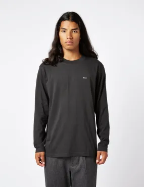 NN07 Adam Long Sleeve EMB T-Shirt - Black