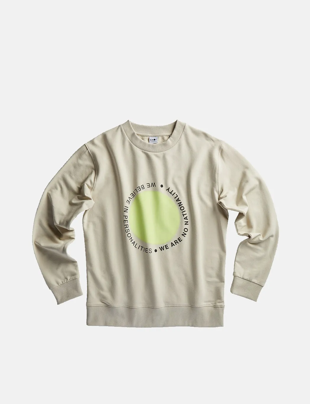 NN07 Brody Print Cotton Blend Sweatshirt - Oil Green