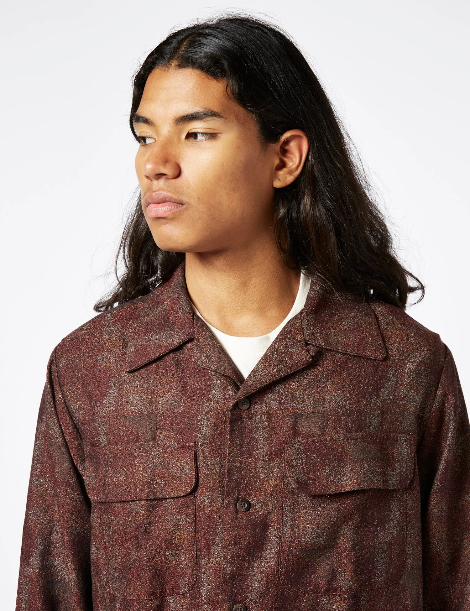 NN07 Daniel Long Sleeve Shirt - Wine Check