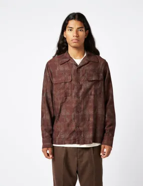 NN07 Daniel Long Sleeve Shirt - Wine Check