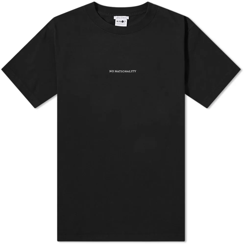 NN07 Ethan Logo TeeBlack