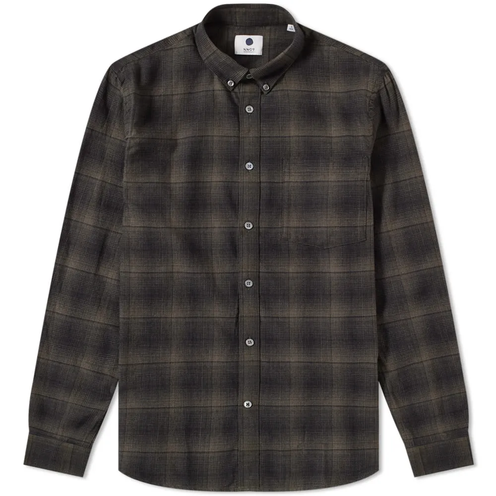 NN07 Falk ShirtGreen Check