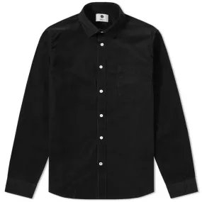 NN07 Falko Baby Cord ShirtBlack