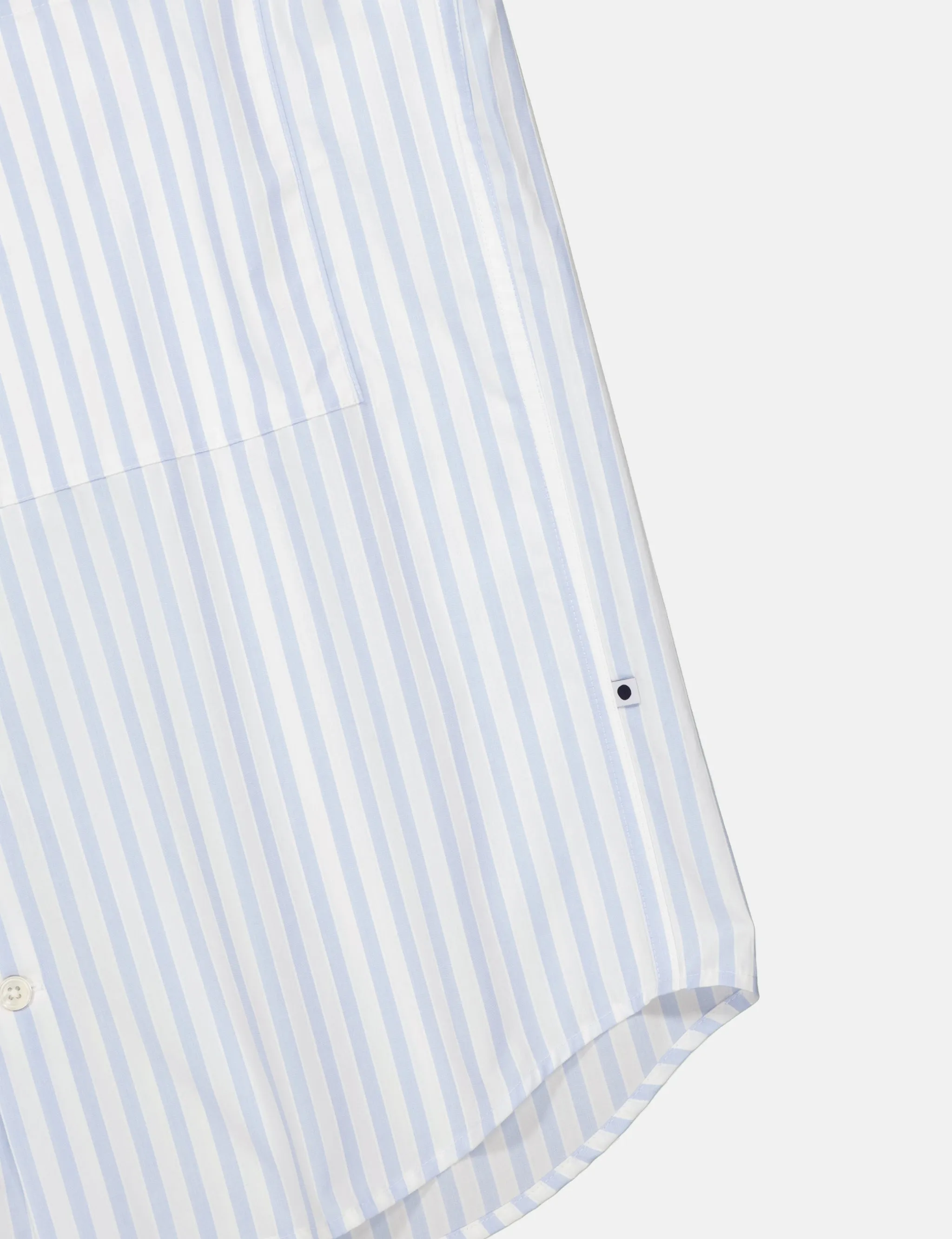 NN07 Freddy Shirt - Blue Stripe