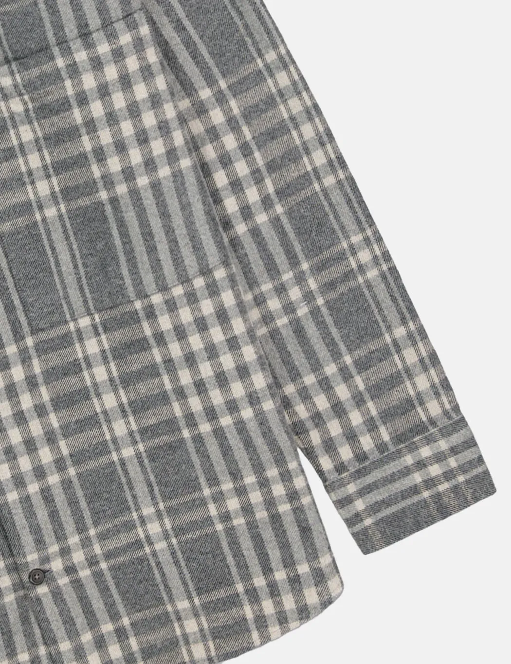 NN07 Freddy Shirt - Dark Grey Check