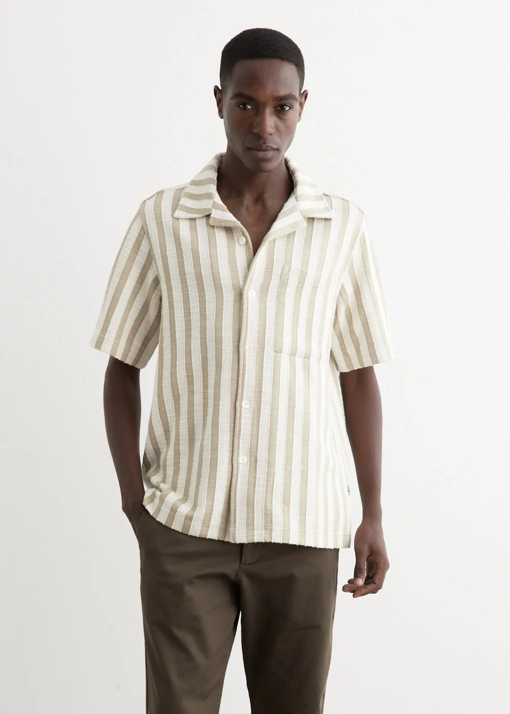 NN07 -  Julio Short-Sleeve Stripe Shirt - Shirt