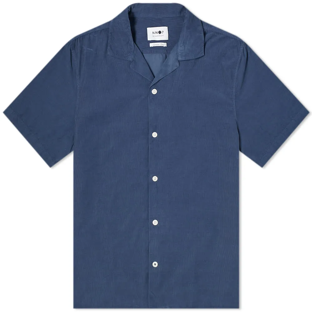 NN07 Miyagi Baby Cord Vacation ShirtIndigo Blue