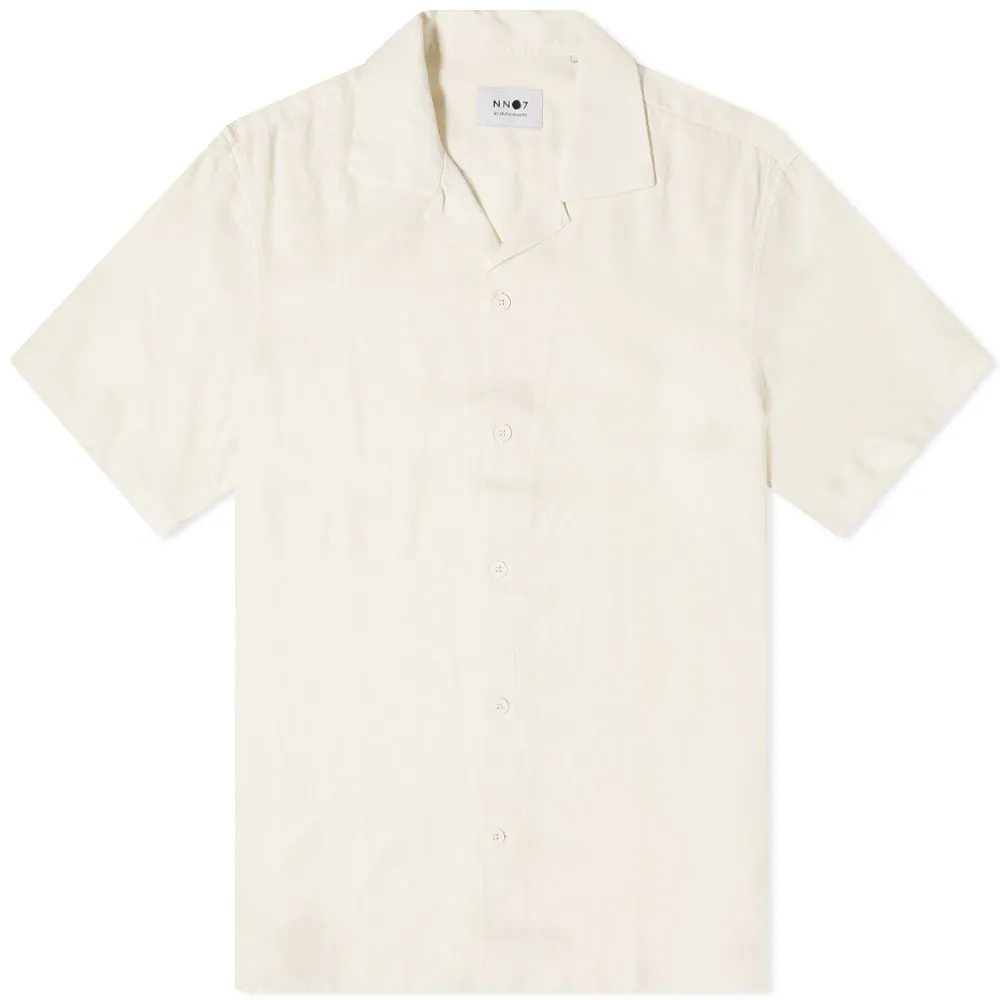 NN07 Miyagi Linen Vacation ShirtVanilla