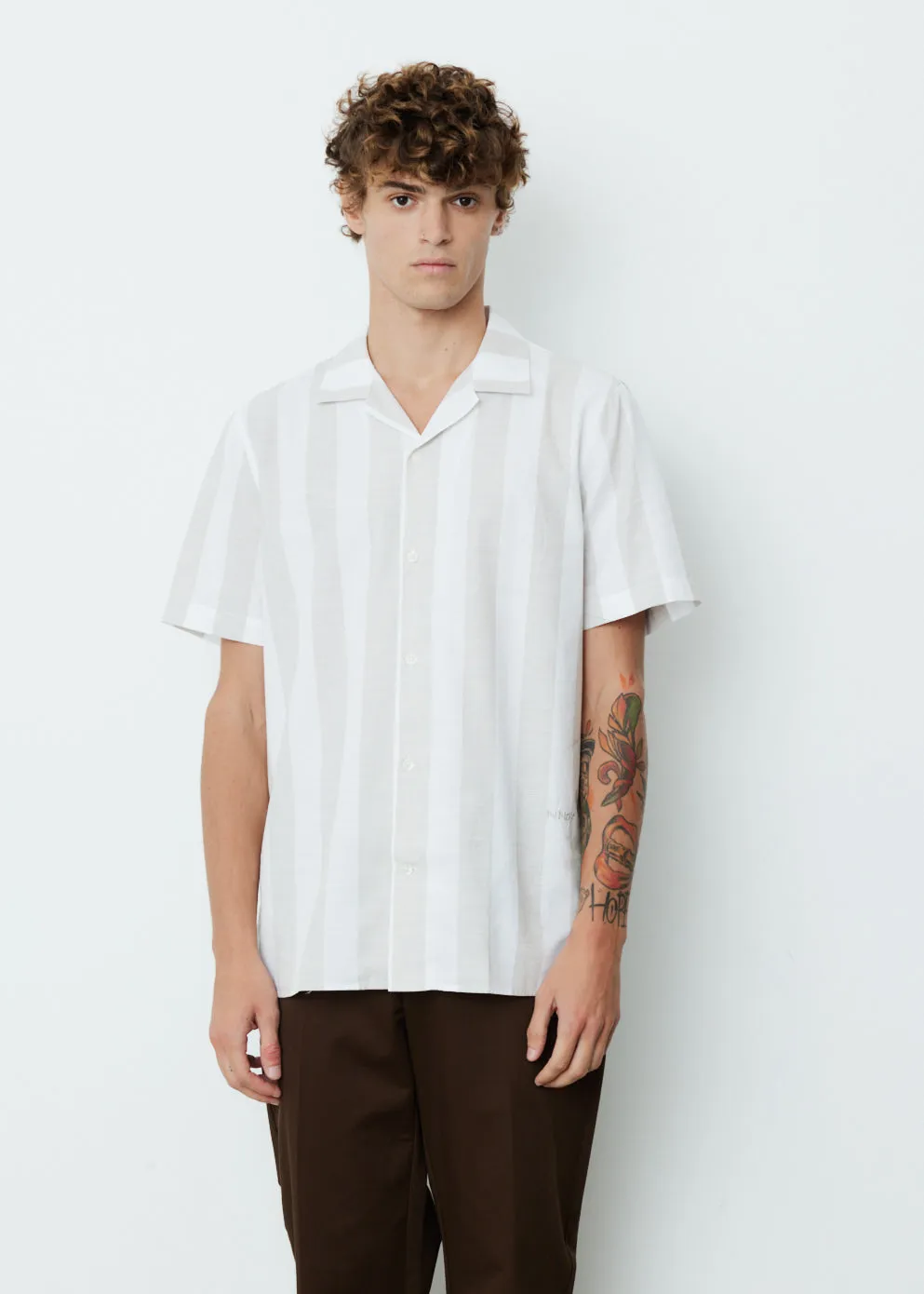 NN07 -  Miyagi Striped Shirt - Shirt