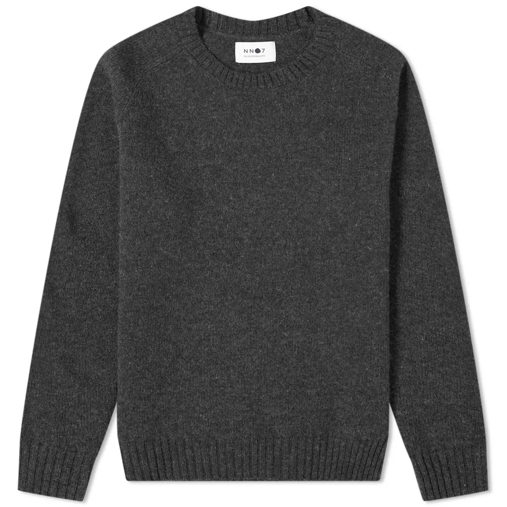 NN07 Nathan Crew KnitAntracite Grey Mel