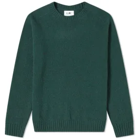 NN07 Nathan Crew KnitDark Green