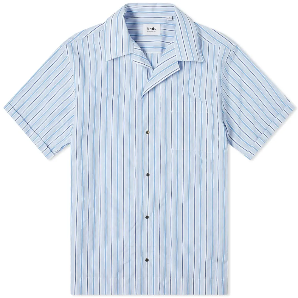 NN07 Oliver Vacation ShirtBlue Stripe