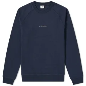 NN07 Robin Print Crew SweatNavy