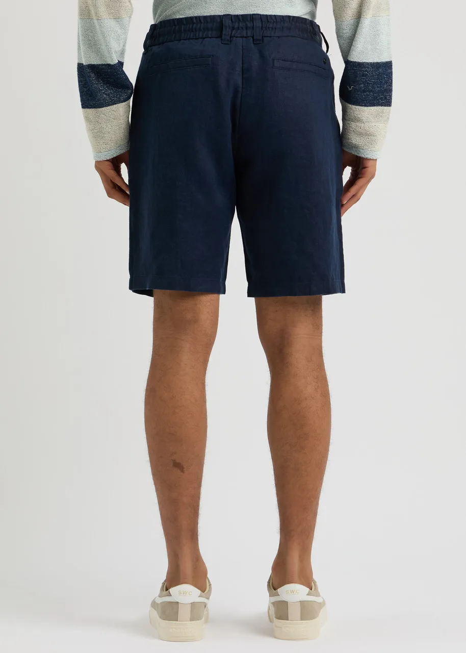 NN07 Seb linen shorts  -                         -                     -                