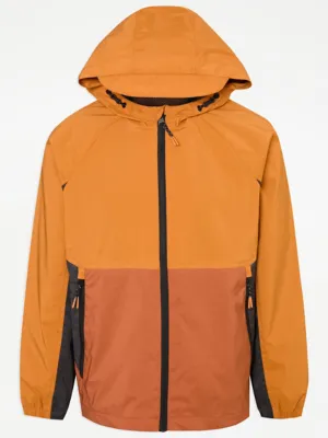 Orange Panelled Lightweight Jacket | Kids | George at ASDA