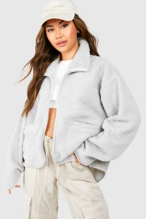 Oversized Teddy Jacket