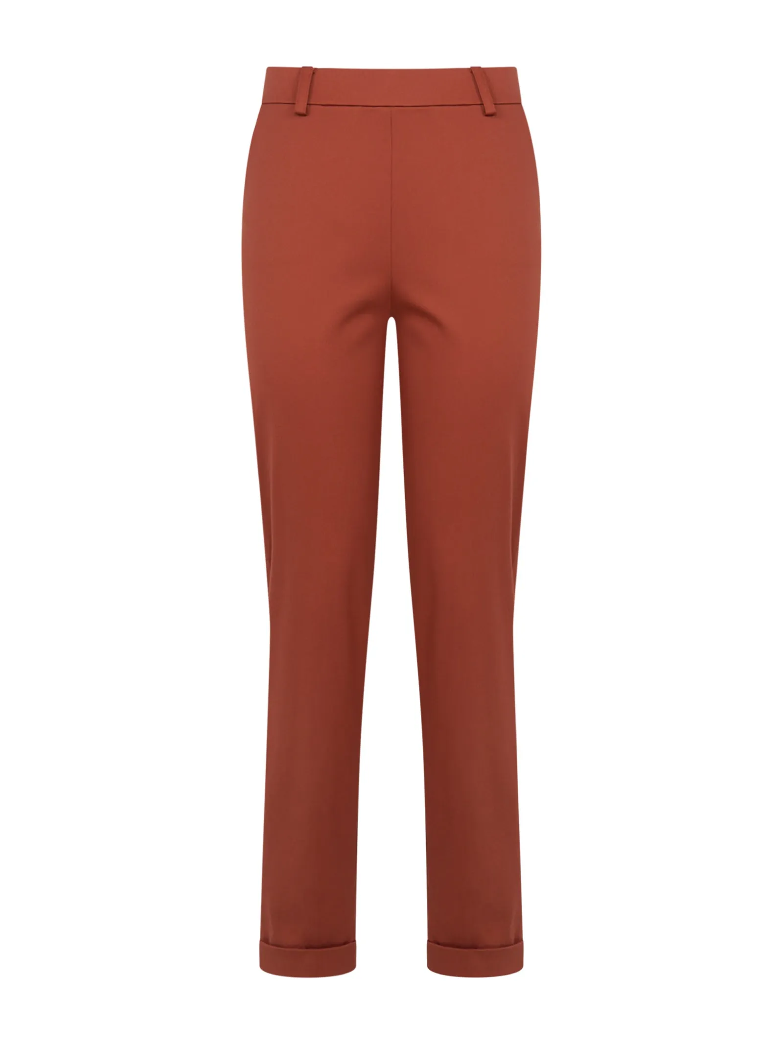 Pantalone Chino in Satin Power - Baked Clay