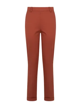 Pantalone Chino in Satin Power - Baked Clay