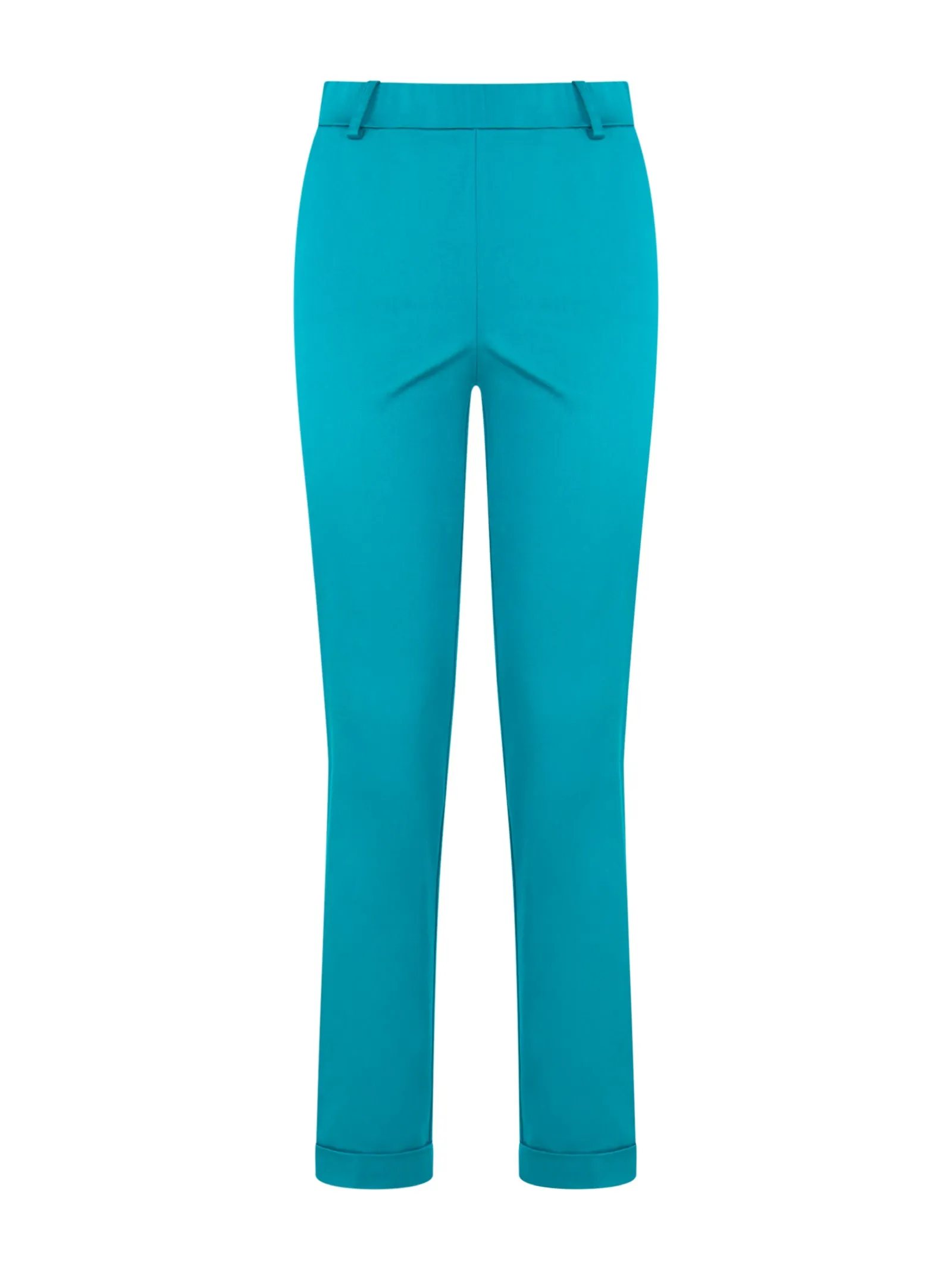 Pantalone Chino in Satin Power - Deep Lake