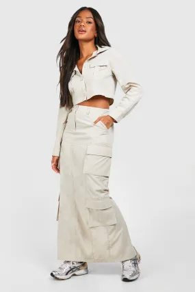 Parachute Cargo Maxi Skirt