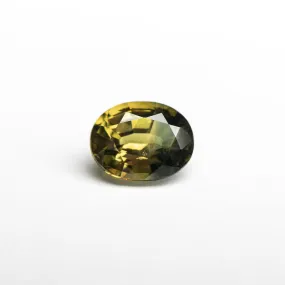 Parti Yellow-Green Brilliant Sapphire - 1.14ct Oval