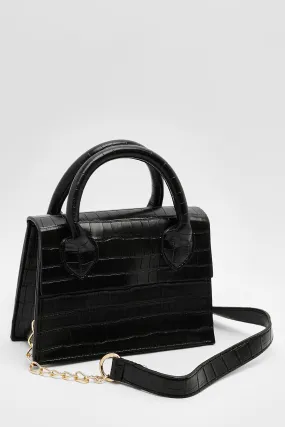 Patent Croc Cross Body Bag