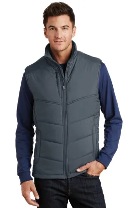 Port Authority Puffy Vest J709 Dark Slate/Black