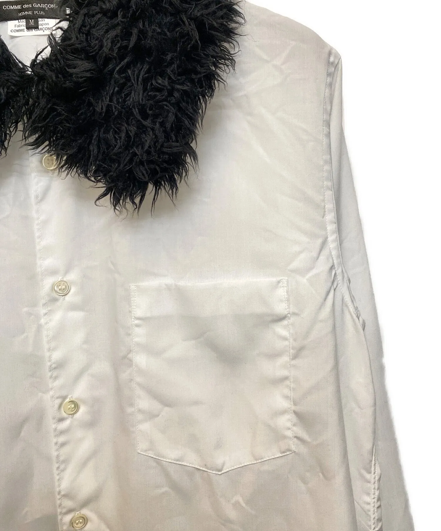 [Pre-owned] COMME des GARCONS HOMME PLUS 23AW Faux fur blouse PL-B017/AD2023