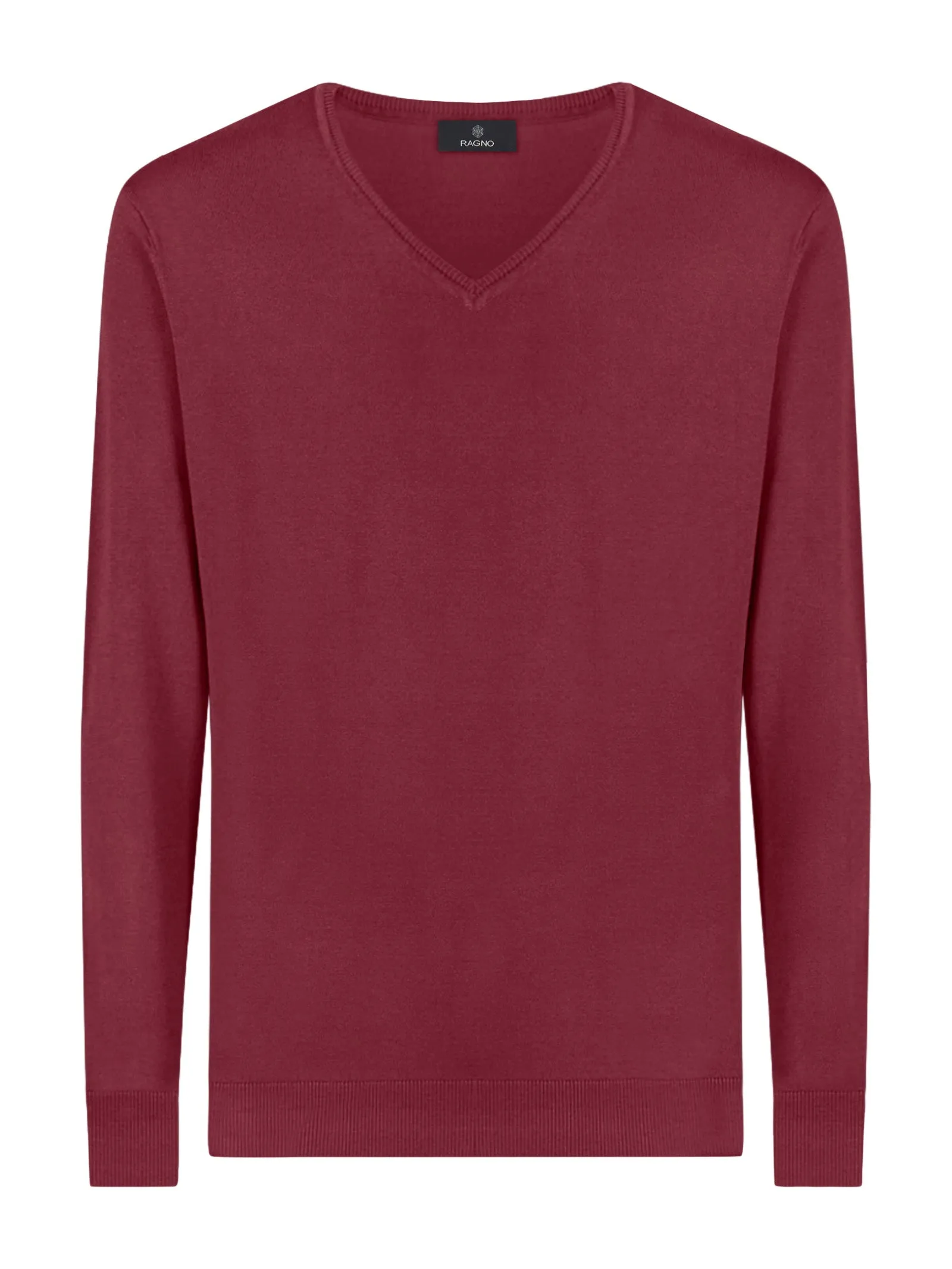 Pull scollo a V in Summertime - Tibetan Red