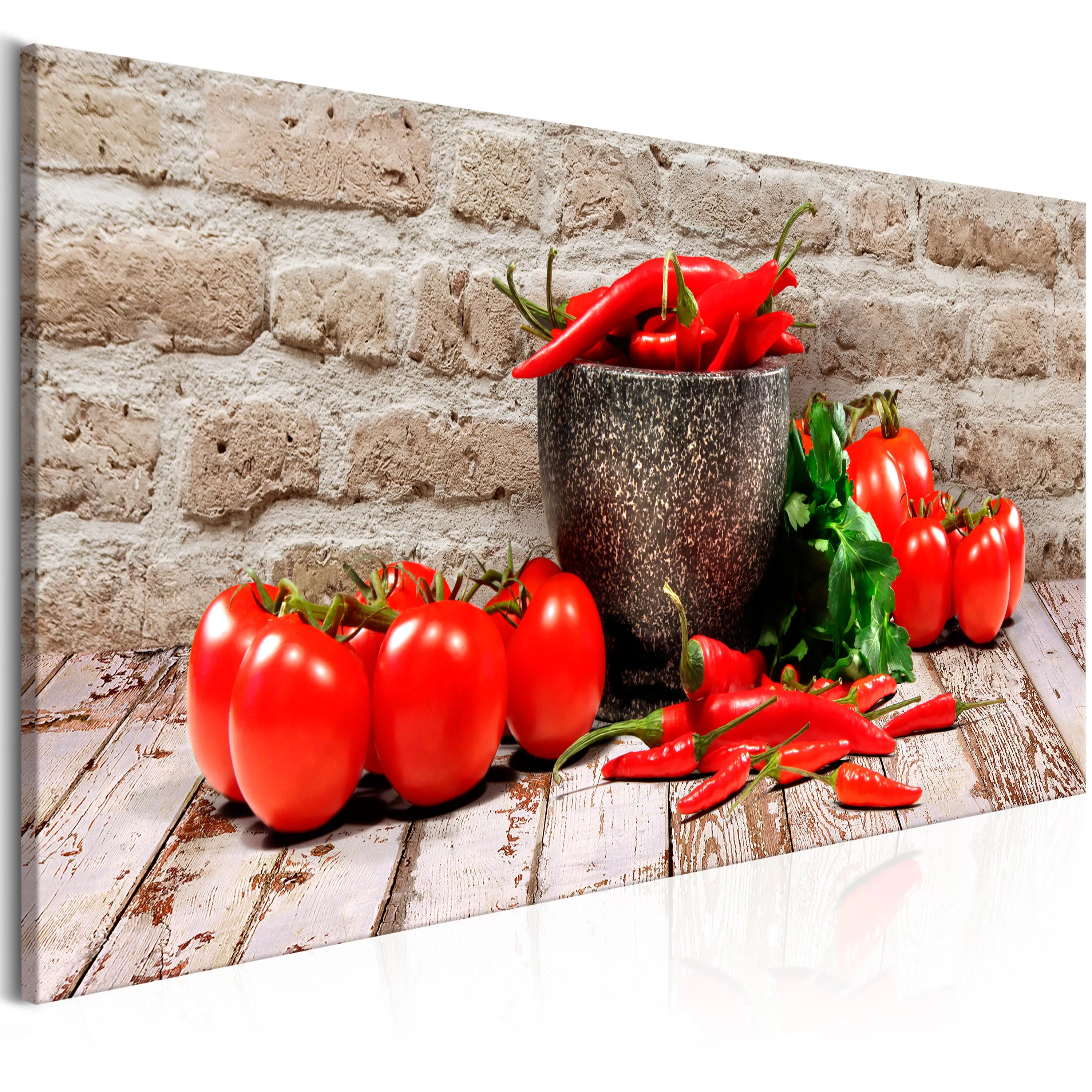 Quadro Red Vegetables (1 Part) Brick Narrow