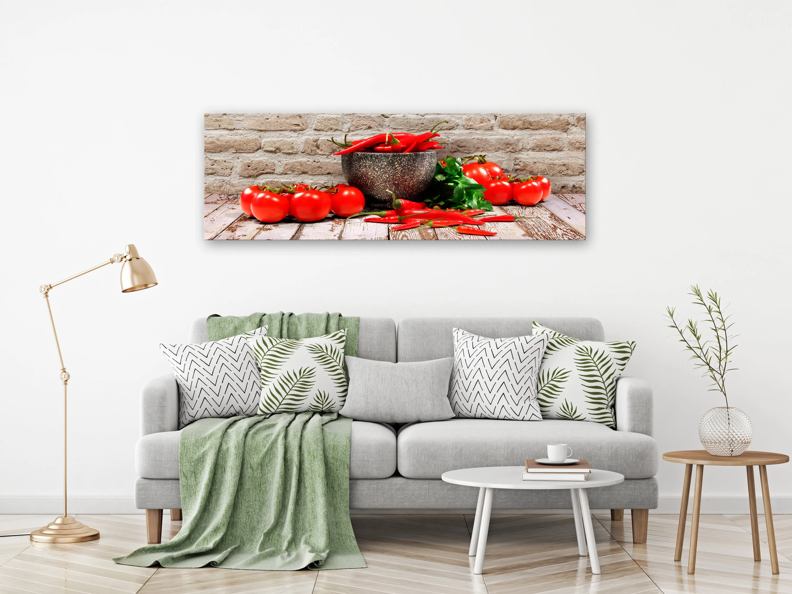 Quadro Red Vegetables (1 Part) Brick Narrow