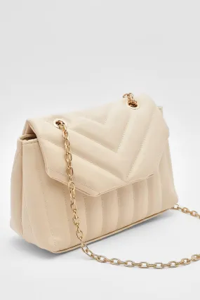 Quilted Chain Crossbody Bag