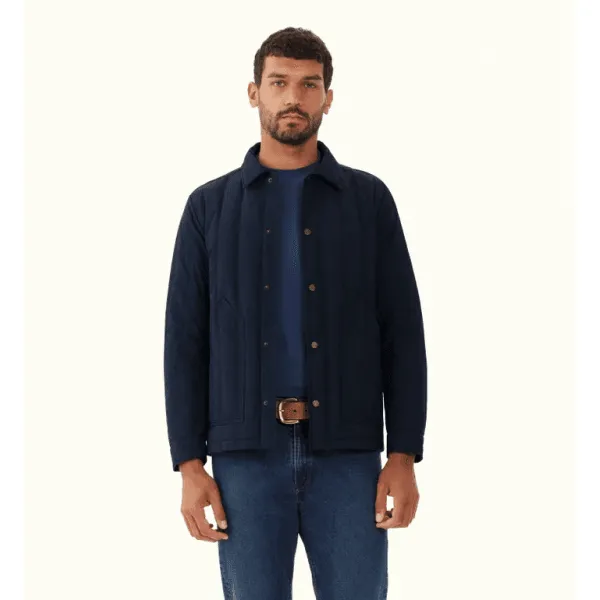 R. M. Williams Mens Watervale Jacket in Navy