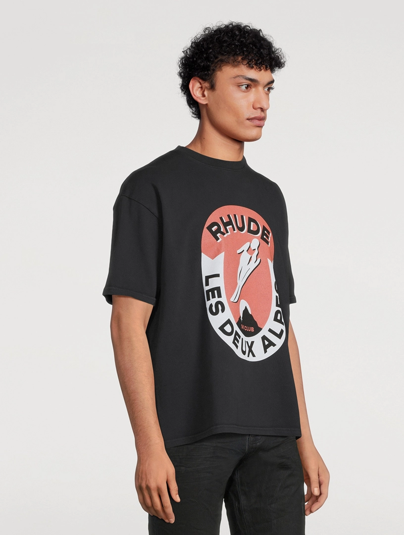 RHUDE Les Deux Alpes Cotton T-Shirt