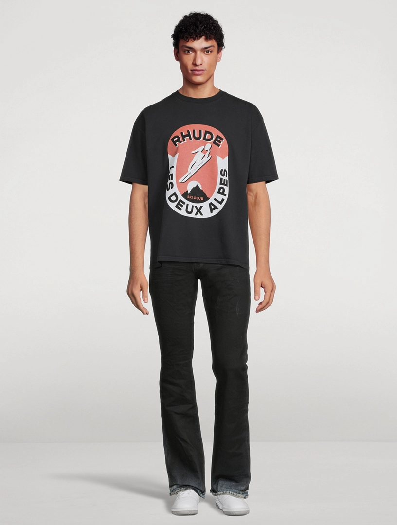 RHUDE Les Deux Alpes Cotton T-Shirt