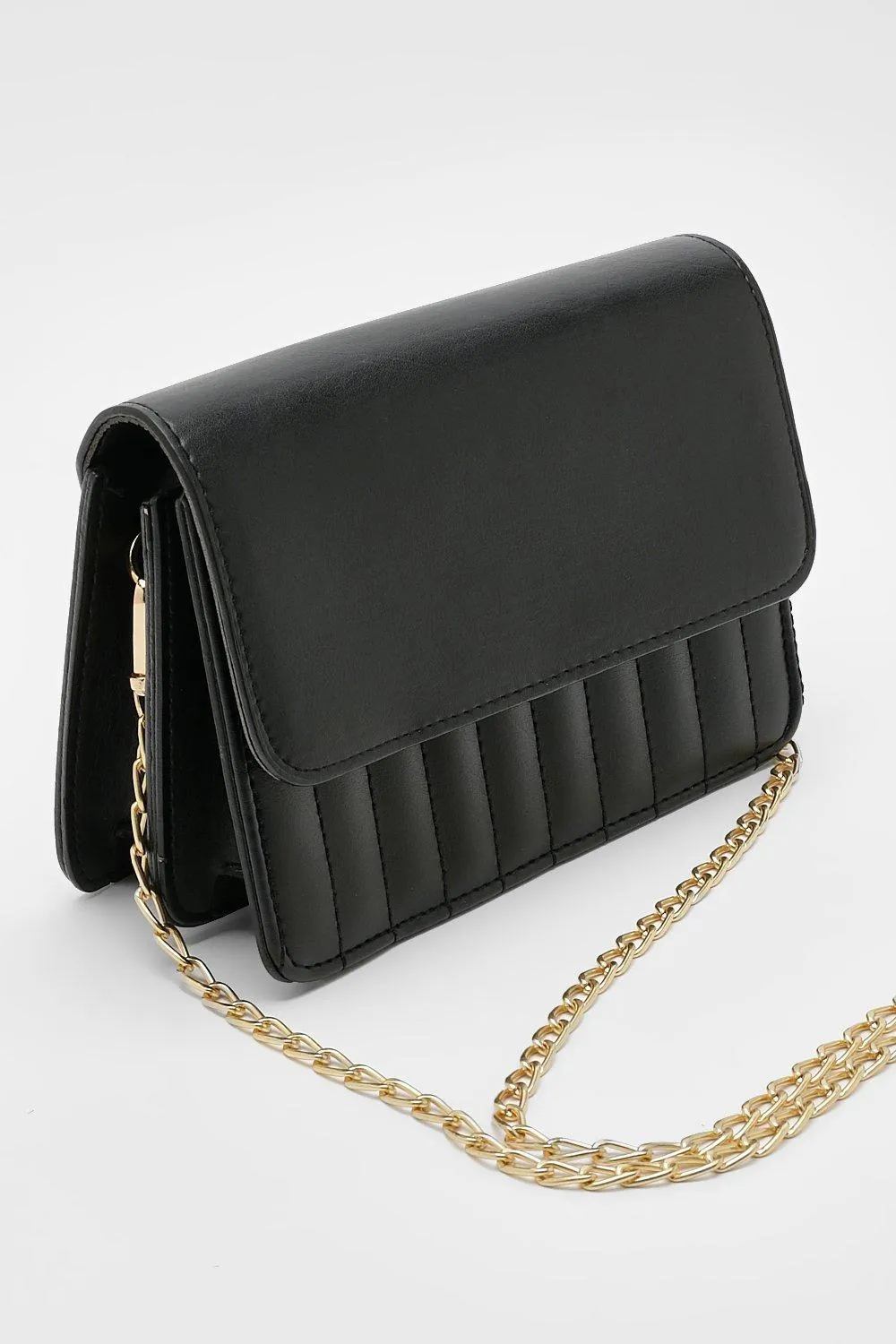 Rib Chain Cross Body Bag