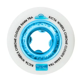 Ricta Wheels Chrome Clouds 78A Blue 56mm