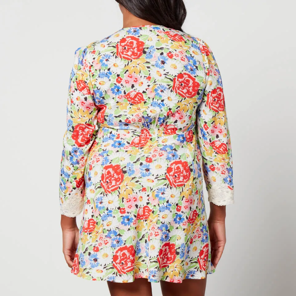 Rixo Abrielle Floral-Print Woven Mini Dress - UK 10 | Coggles