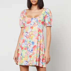 Rixo Anandi Floral-Print Woven Mini Dress - UK 8 | Coggles