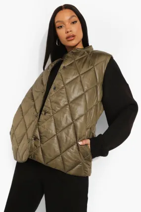 Satin Quilted Vest