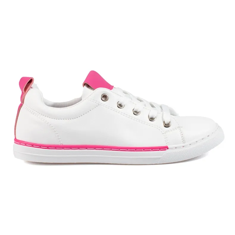 Shelovet white classic women's sneakers