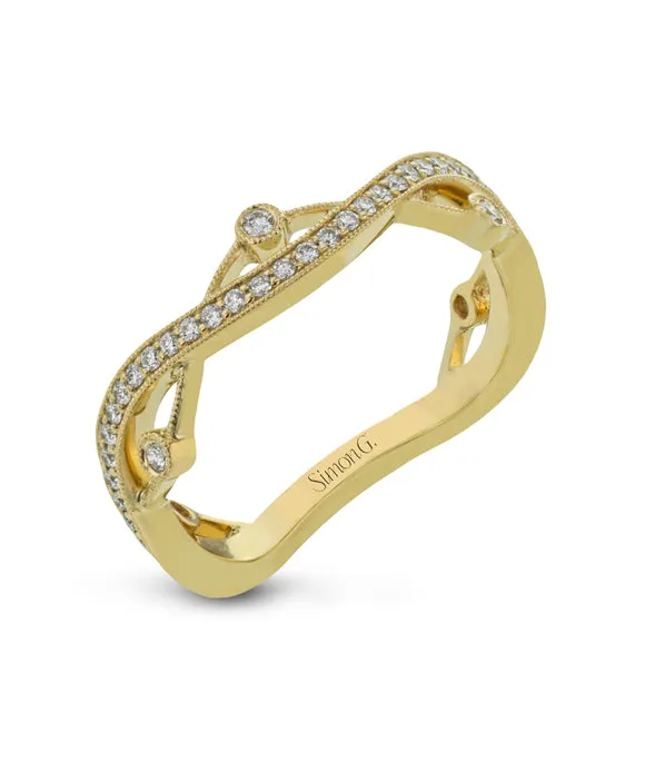 Simon G. - 18K Yellow Gold Stackable Right Hand Ring