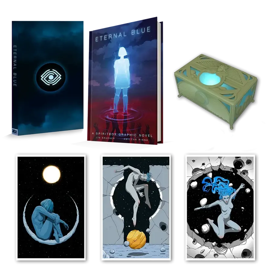 SPIRITBOX: ETERNAL BLUE DELUXE EDITION WITH FUNCTIONING SPIRITBOX BUNDLE