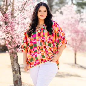 Statement Intended Top, Orange Combo