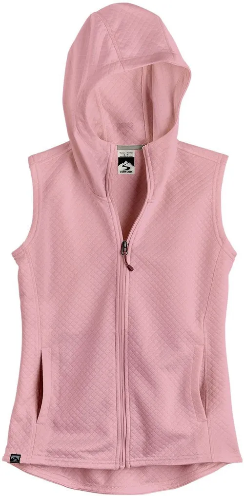 Storm Creek Ladies Curator Diamond Knit Vest