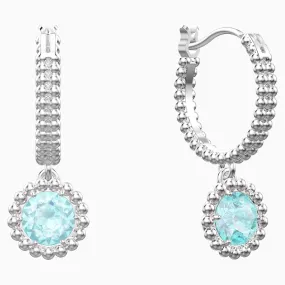 Swarovski OXYGEN Pierced Earrings, Green, Rhodium -5468719